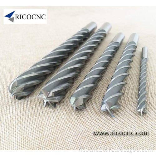 Long Foam Cutting Tools EPS Foam Milling Router Bits Ball End and Flat End